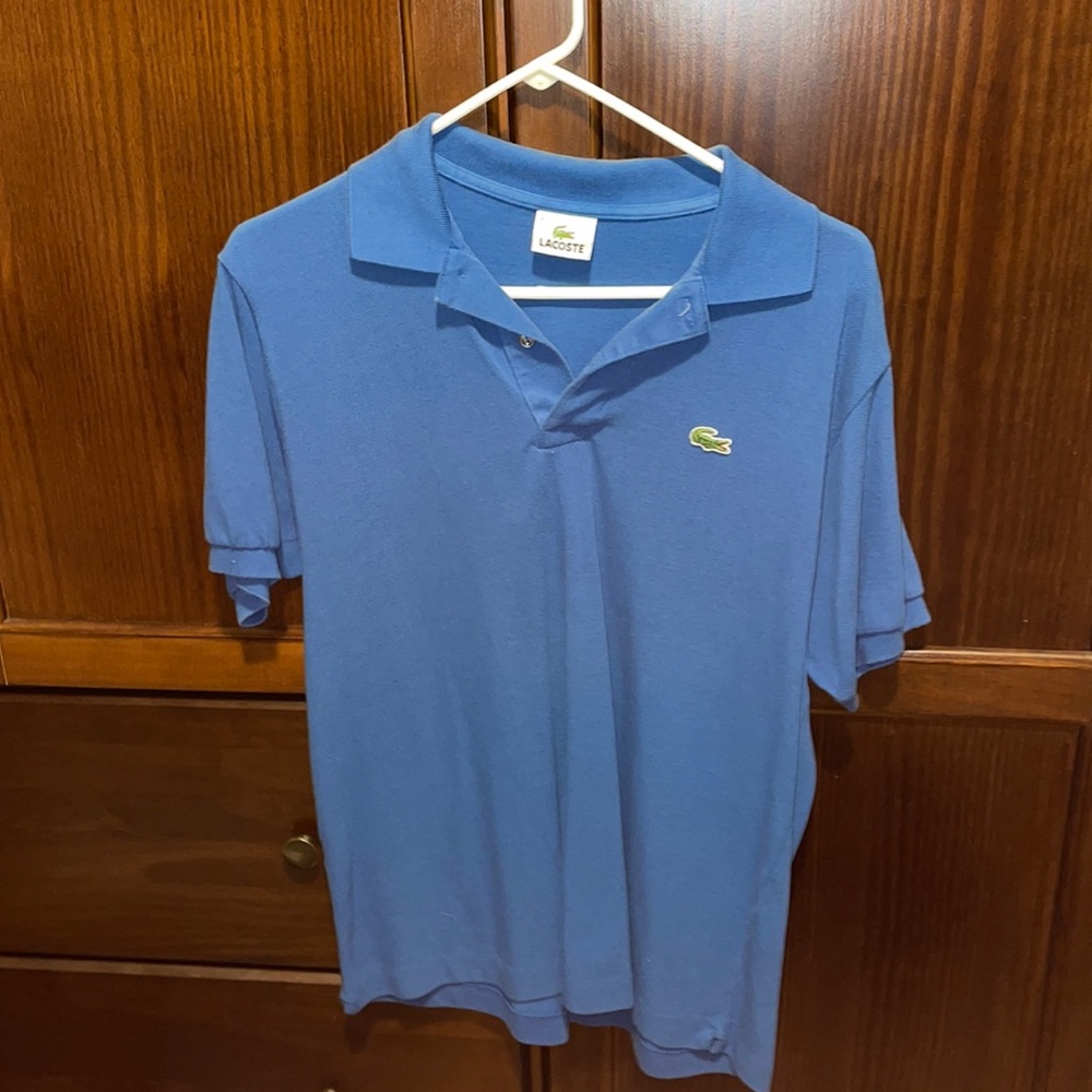lacoste polo blue